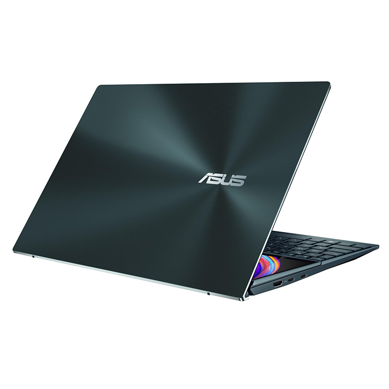 华硕(ASUS) 灵耀X双屏 UX4100 11代酷睿14英寸轻薄本笔记本电脑(i7-1165G7 16G 512G MX450独显 高色域 双屏双触控 )爵士蓝