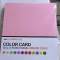 欧思卓鑫莱美彩色卡纸 A4 160g 100张/包 粉色