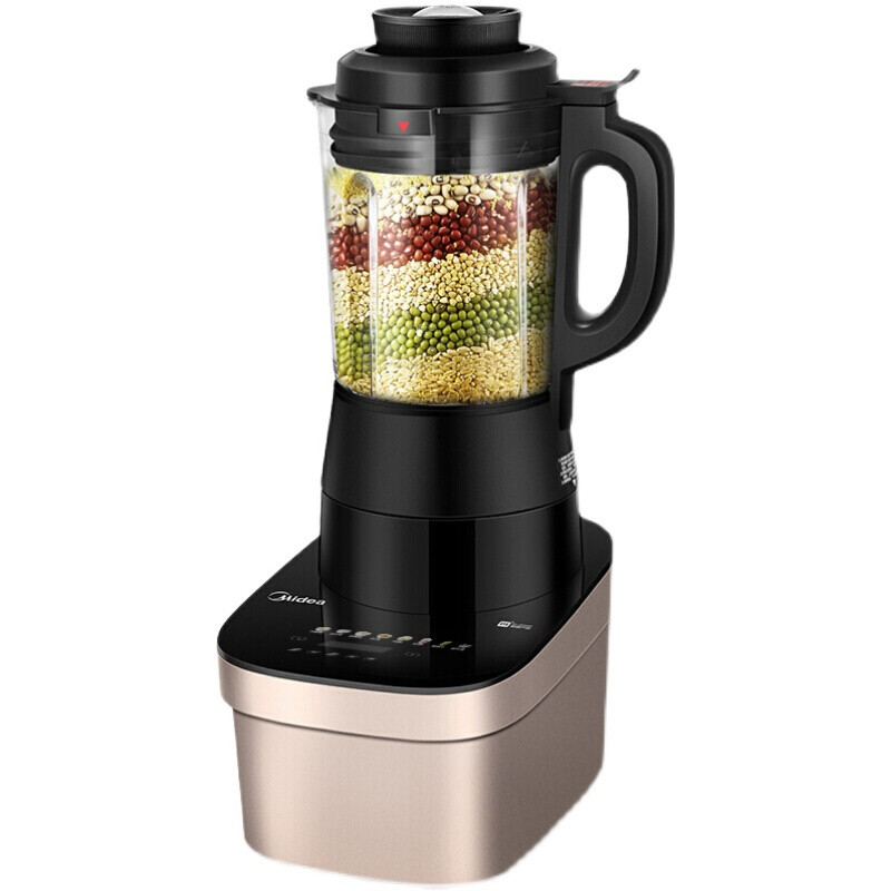 美的破壁机家用破壁料理机榨汁机辅食机果汁机破壁机pb12p300轻音破壁