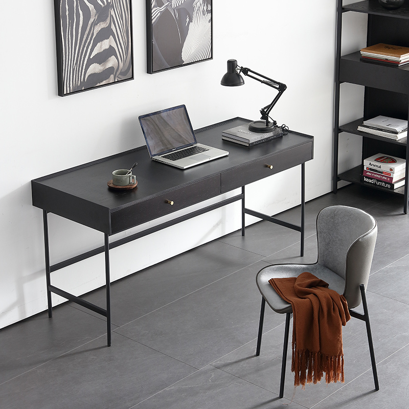 书桌闪电客简约现代家用意式轻奢极简书房家具套装组合北欧ins风书法