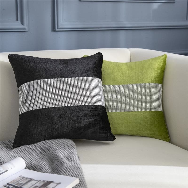 素色绒布抱枕睡觉靠枕柔夏季ins汽车办公室卧室沙发床头靠垫芯K4图片