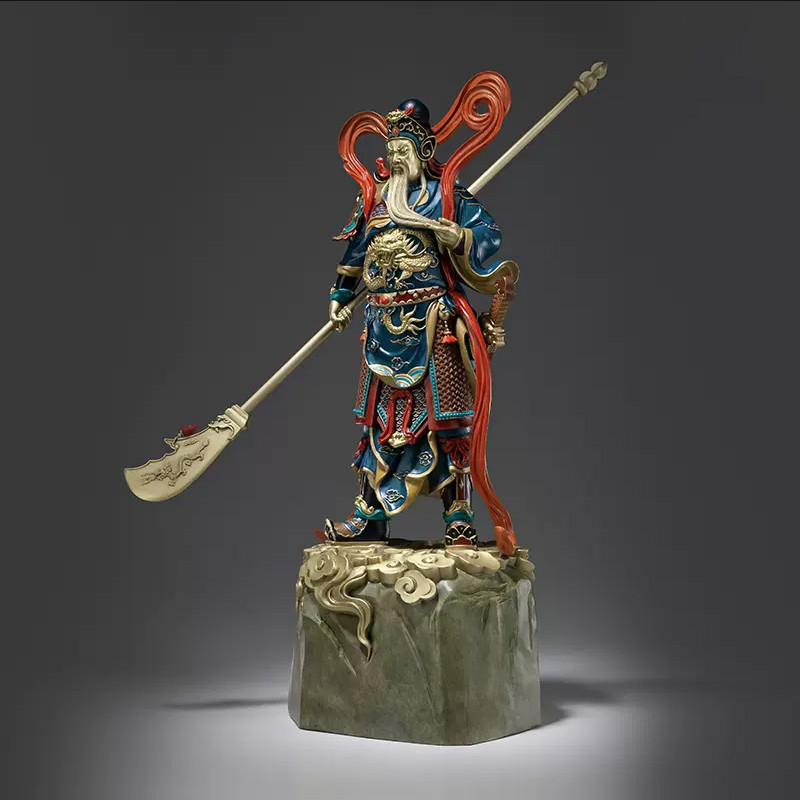 美帮汇全铜摆件《天地正气》铜工艺品 家居饰品 礼品 关公 摆件高清大图