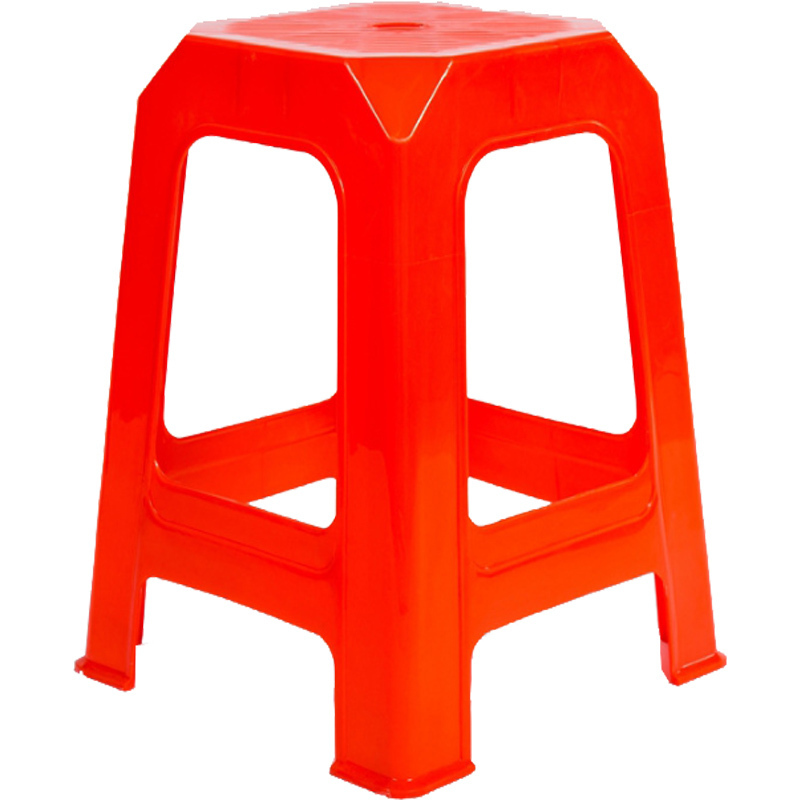 梦强塑料凳子写字凳mq-0593塑料板凳 红色 红色