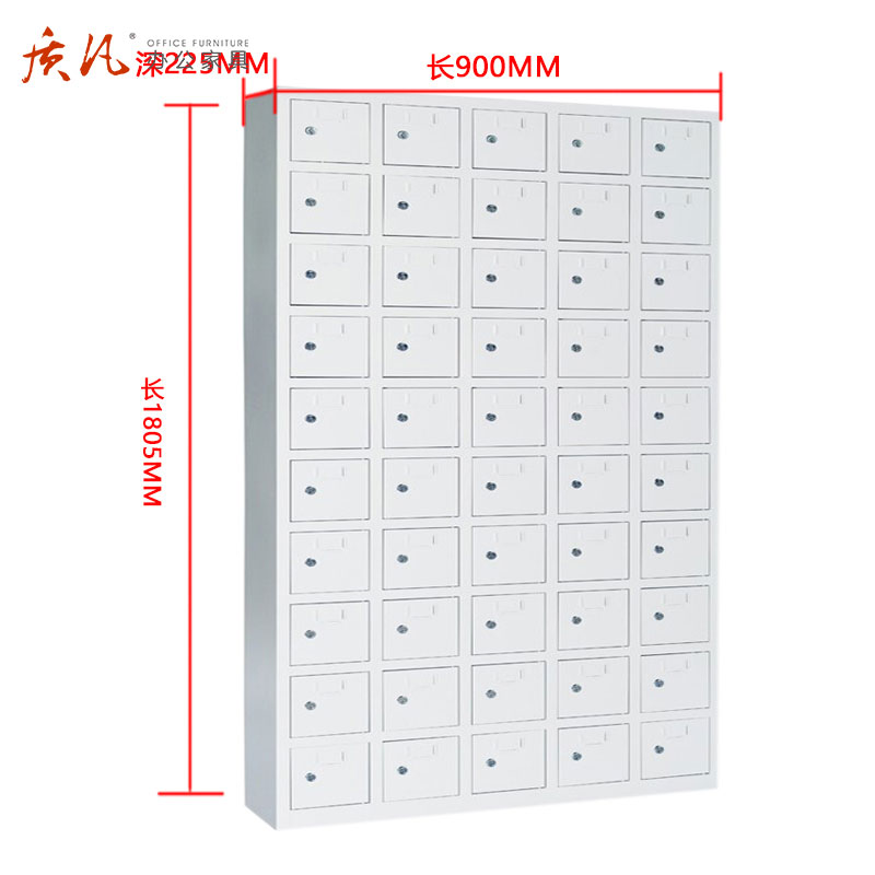 苏宁 质凡 钢制手机存放储物柜50门 900*225*1805高清大图