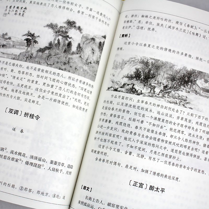 [正版]绸面精装唐诗宋词元曲全集原著原版完整无删减中国古诗词书鉴赏词典辞典赏析古代古典诗词书籍国学经典古诗词大全集三百高清大图