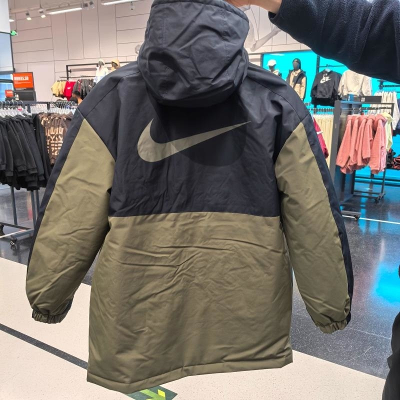 NIKE耐克连帽外套运动休闲保暖三合一儿童保暖夹克FD9281-222 Z