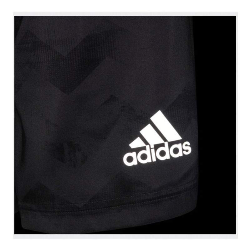 阿迪达斯儿童(adidas kids)夏季童装男大童梭织速干运动短裤CF7145