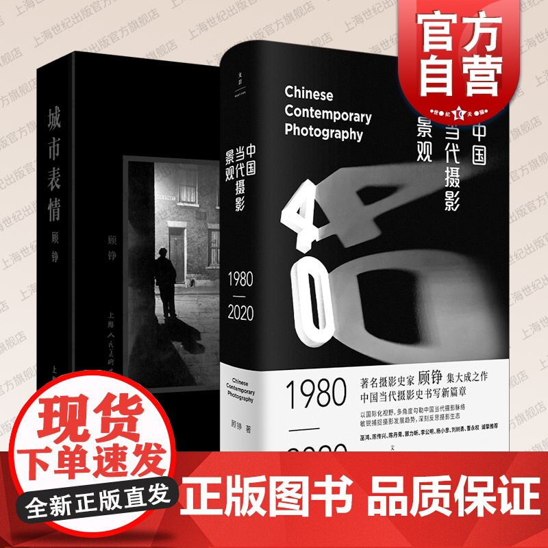中国当代摄影景观1980-2020/城市表情:从19世纪到21世纪的城市摄影 顾铮摄影艺术著作集世纪文景上海人美高清大图