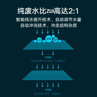 小米(mi)净水器家用直饮厨下式厨房净水机 600加仑大流量 即滤即饮 无罐反渗透 纯水机MR624