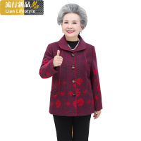 恋名媛奶奶春秋装外套上衣70岁80中老年人女装60妈妈夏装太太老人衣服女妈妈装
