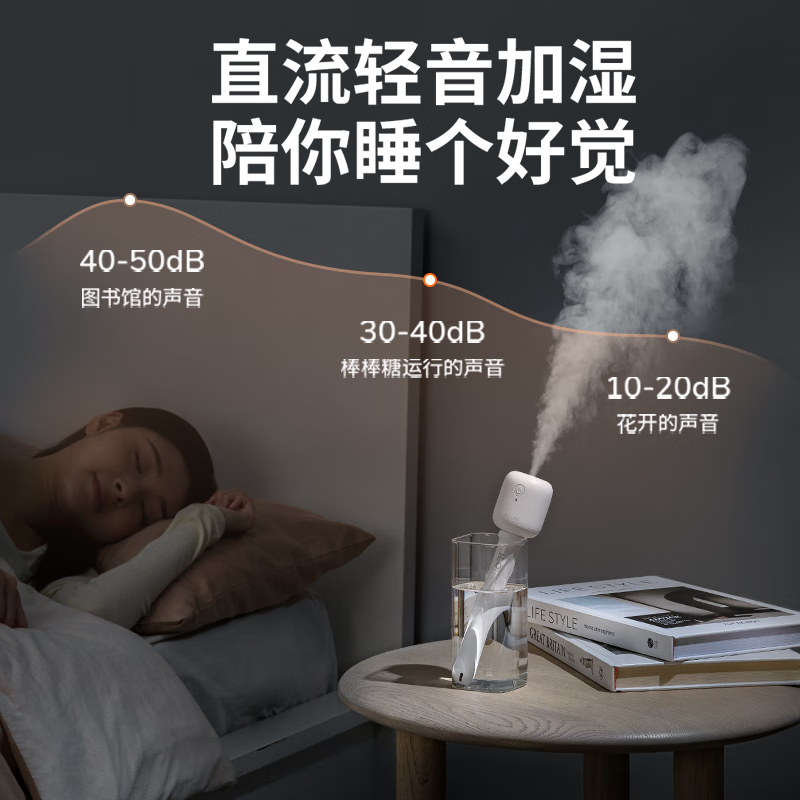 几素棒棒糖加湿器(不带瓶)JB07(2200mAh)随机颜色高清大图