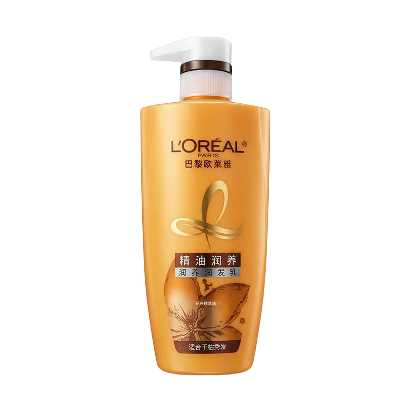 欧莱雅(LOREAL)精油润养润发乳500mL(护发素,深层滋养,干性发质)高清大图