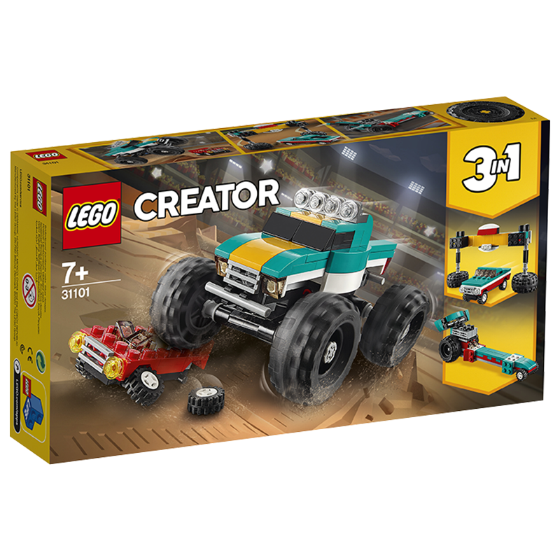 LEGO乐高创意百变系列巨轮越野车31101 男孩女孩7岁+生日礼物 玩具积木