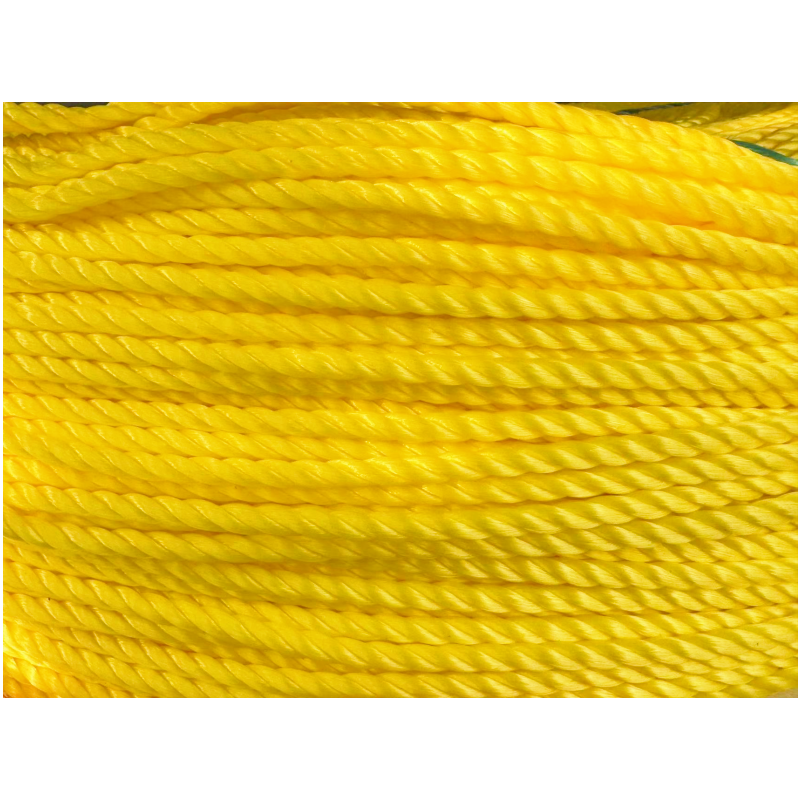 亭松 多功能尼龙绳聚乙烯绳子黄色绳子 直径6mm 单位:米高清大图
