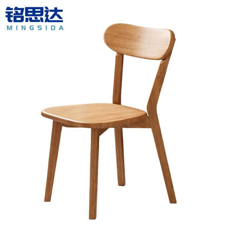 铭思达餐椅木质把高清大图