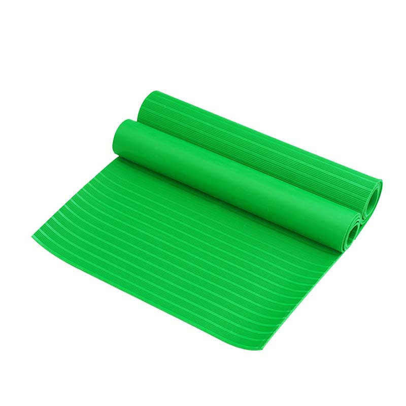 天空桥 绝缘地垫 绿色条纹 25kv 8mm*1米*5米 卷高清大图