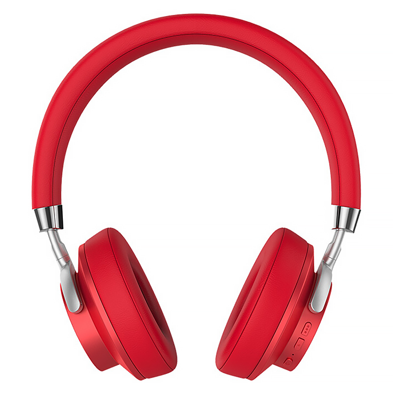 海威特(Havit)I18无线蓝牙耳机头戴式重低音降噪音乐通话3.5mm有线电脑安卓苹果手机耳麦 红色