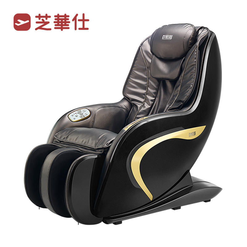 芝華仕头等舱家用全身小型按摩椅电动全自动多功能太空舱M1080黑金色