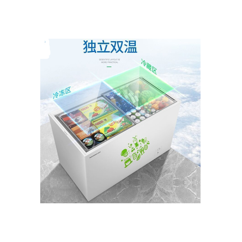 容声(Ronshen)BCD-273KB 273升 卧式双温 冷冻冷藏柜