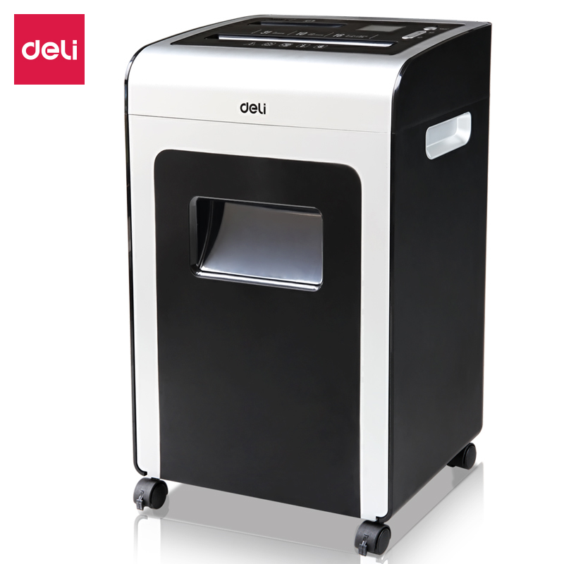 得力(deli)9917空气净化多功能办公商用碎纸机 31L大容量 4级保密文件粉碎机