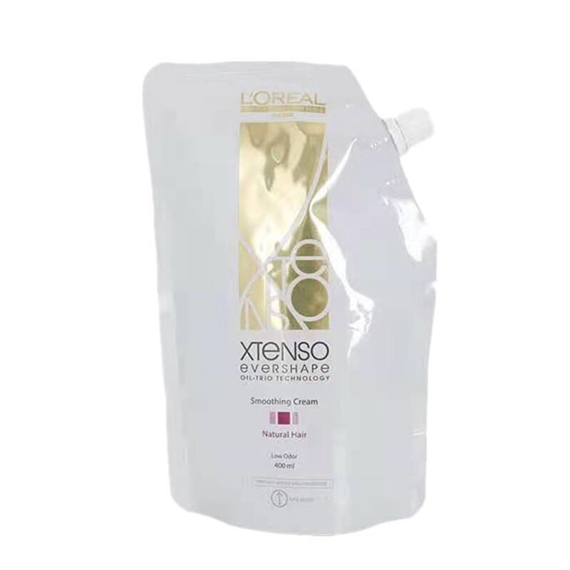 欧莱雅探索水润烫发膏热烫拉直发膏软化剂柔顺剂一梳直陶瓷离子烫