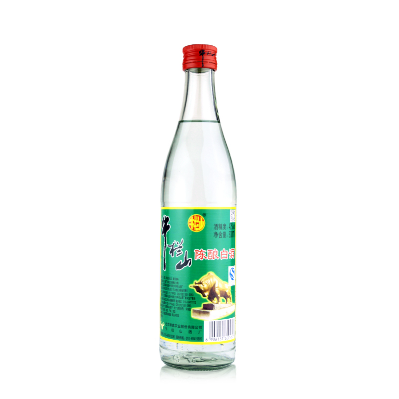 牛栏山 陈酿白酒 42度 500ml*12瓶 整箱装 （白牛二/牛白瓶）浓香风格白酒