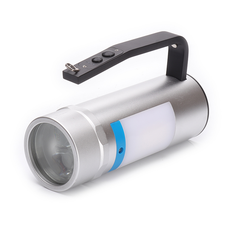 简鼎 JD6311D 2x12W IP67 DC22.2V 6844K LED 手提式探照灯(计价单位:盏)银色