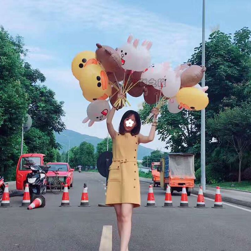家柏饰(CORATED)儿童生日微商地推小礼品打击棒手持气球棒生日布置气球高清大图