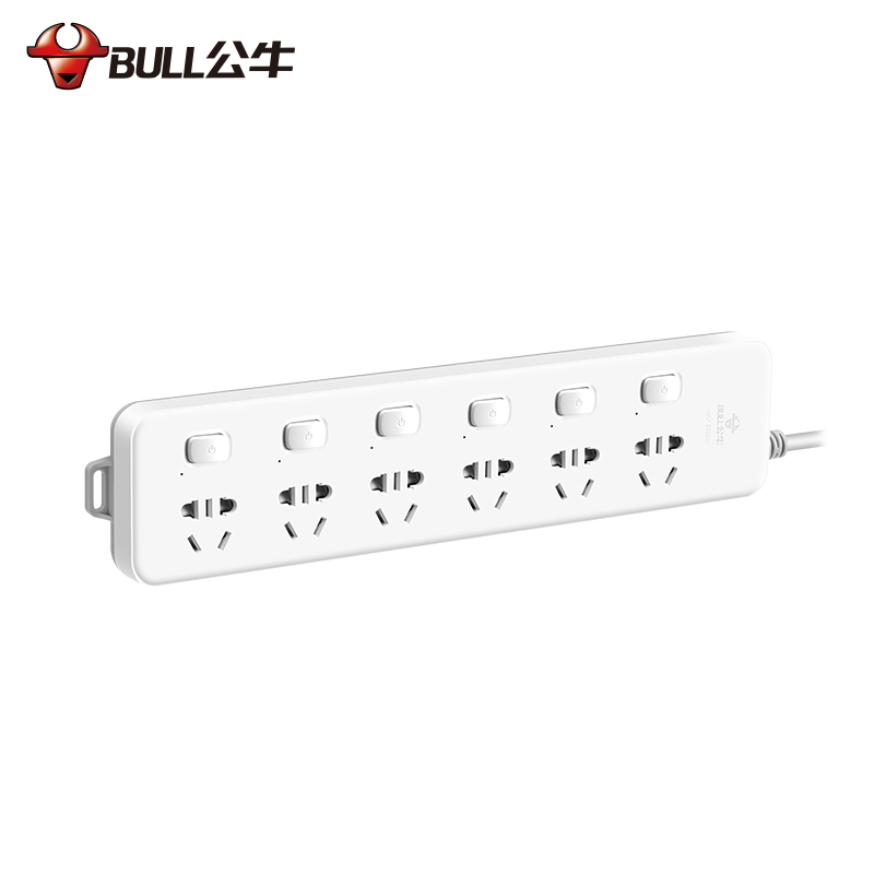 公牛（bull）GN-313插座多开关插排插线板拖线板接线板 3米插座 白色