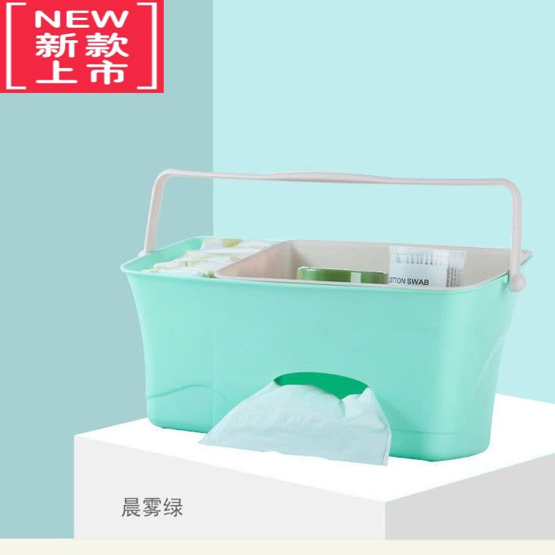 可莉允婴儿床挂收纳挂袋挂篮装尿不湿的床头尿布床边置物袋多功能储物袋图片