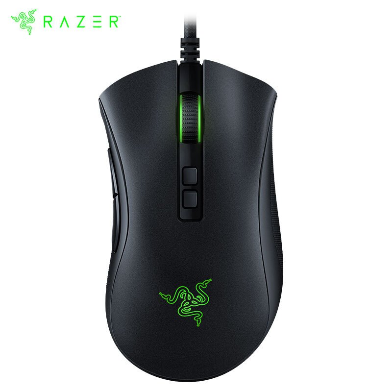 雷蛇 Razer 炼狱蝰蛇V2 鼠标 有线鼠标 游戏鼠标 人体工程学 电竞 黑色 20000DPI lol吃鸡神器cf