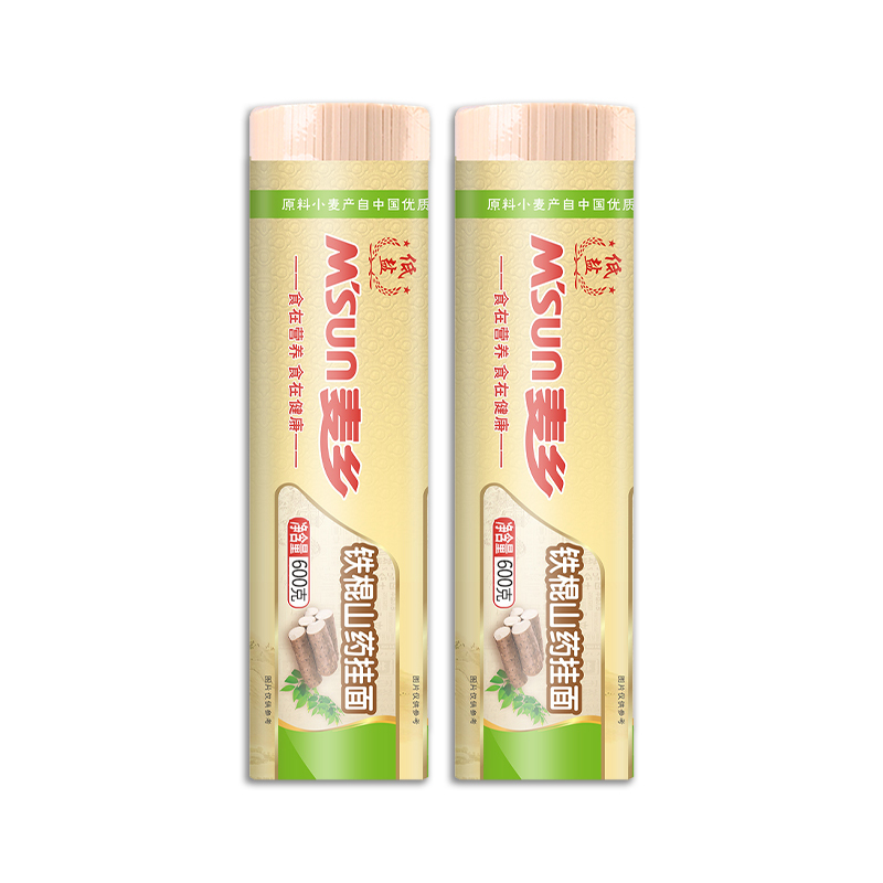 麦乡挂面组合1.8kg(山药面600g+龙须面600g+荞麦面600g)量贩装