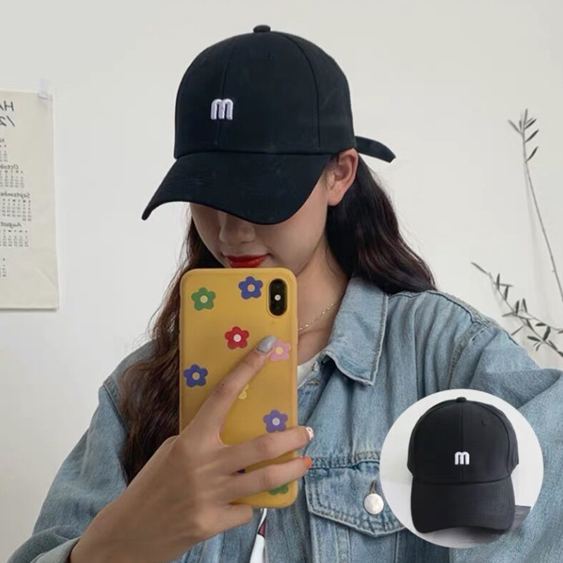 MUXIWEIER 帽子男棒球帽女春夏四季时尚潮流鸭舌帽刺绣太阳帽户外防风出游遮阳太阳帽女休闲透气高清大图