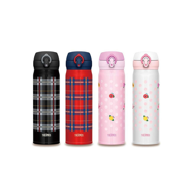 [海外直采 原装正品]膳魔師(THERMOS) 保温杯 真空不锈钢 JNL-502 白色斑点 500毫升