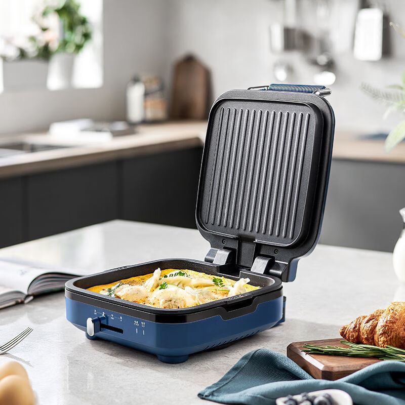 摩飞电器多功能电饼铛MR8600双面煎烤快速加热不粘设计