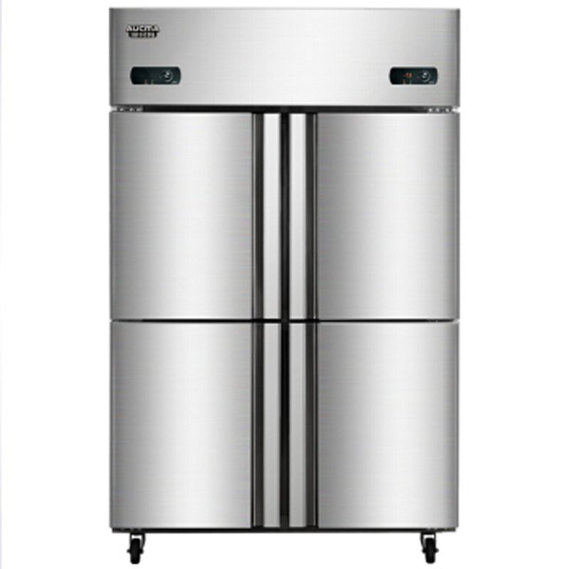 澳柯玛(AUCMA)VCF-860D4 860升商用四门厨房冰箱 立式冷藏冷冻冰柜