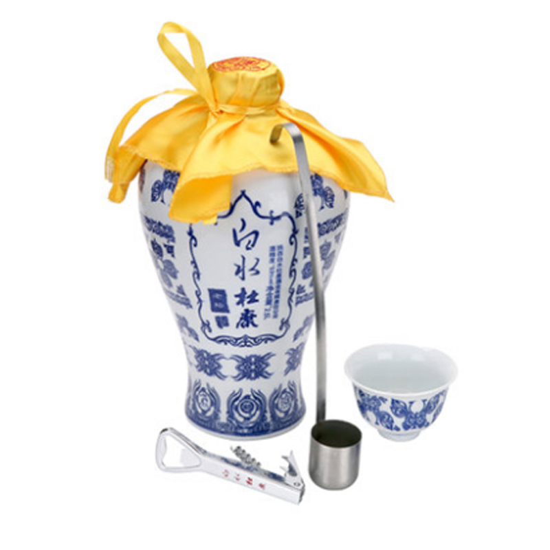 白水杜康5斤老坛酒53度典藏版窖藏礼盒装纯粮兼香型白酒