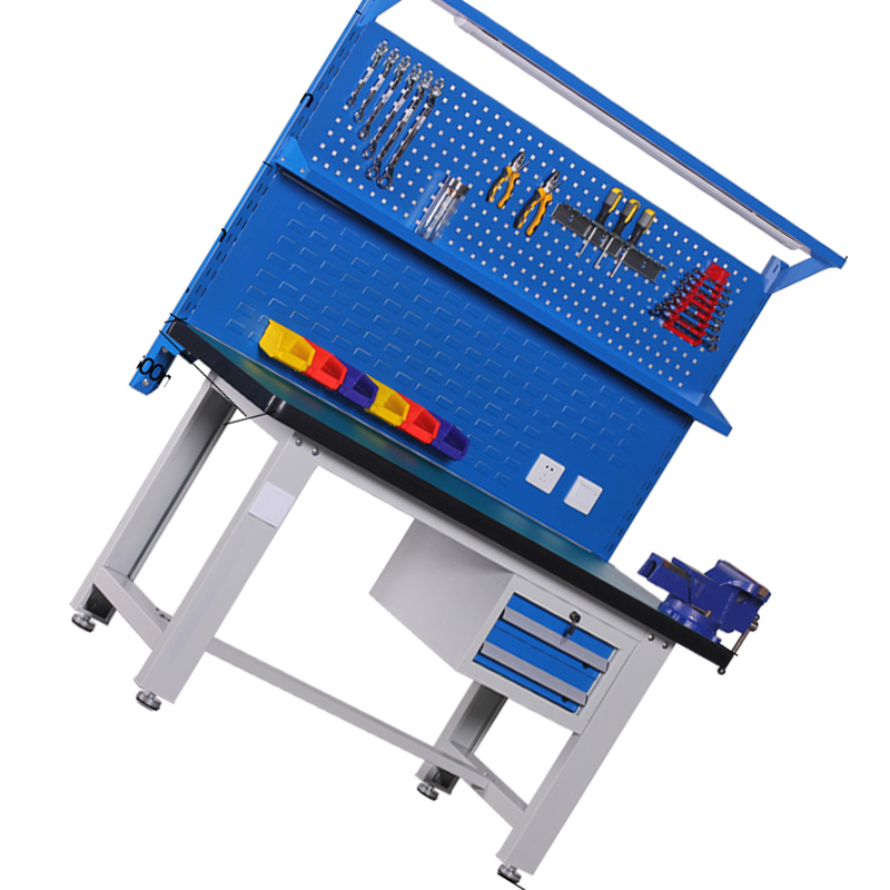 汐防静电钳工工作台 钳工桌150cm张高清大图
