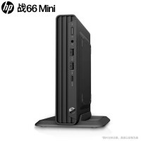 惠普(HP)战66Mini 23款迷你口袋主机商用办公家用学习定制台式机电脑主机(i5-1235U 32G内存 1TB机械+512GB固态 内置音响 WiFi6 Office)黑
