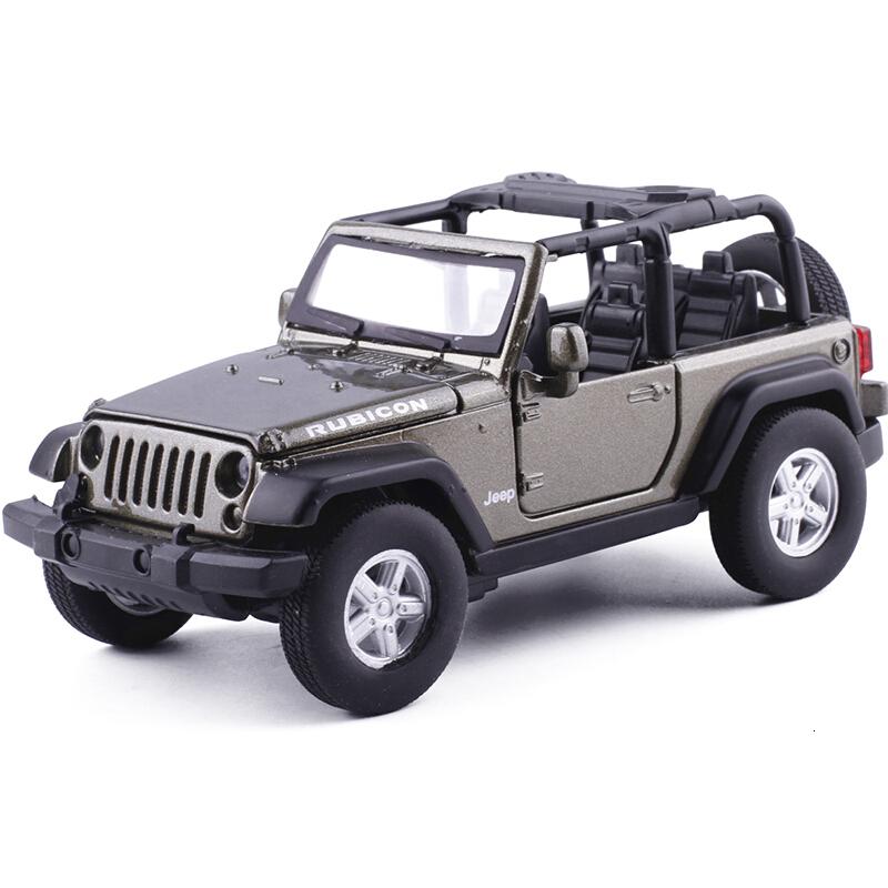 美致 吉普牧马人越野敞篷车1:32合金汽车模型玩具儿童礼品玩具车回力