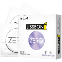 杰士邦旗舰店 零感超薄沁薄3只装进口安全套 比薄更薄 安全套成人情趣男女性用品夫妻