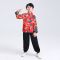 儿童元旦喜庆演出服中国风走秀男女童舞台蓬蓬裙爵士舞表演服