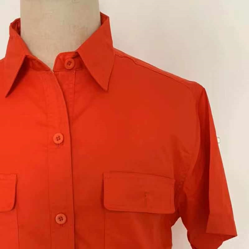 夏季工作服单件 橙色 xs-5xl