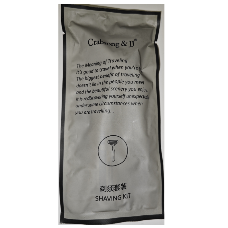 瑰柏松 一次性酒店专用男士宾馆洗浴中心手动剃须刀+10g古龙剃须膏套装 (100套)高清大图