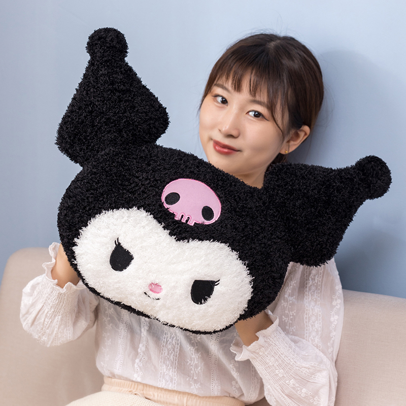 库洛米抱枕小恶魔玩偶床上大靠垫三丽鸥公仔闺蜜女生睡觉生日