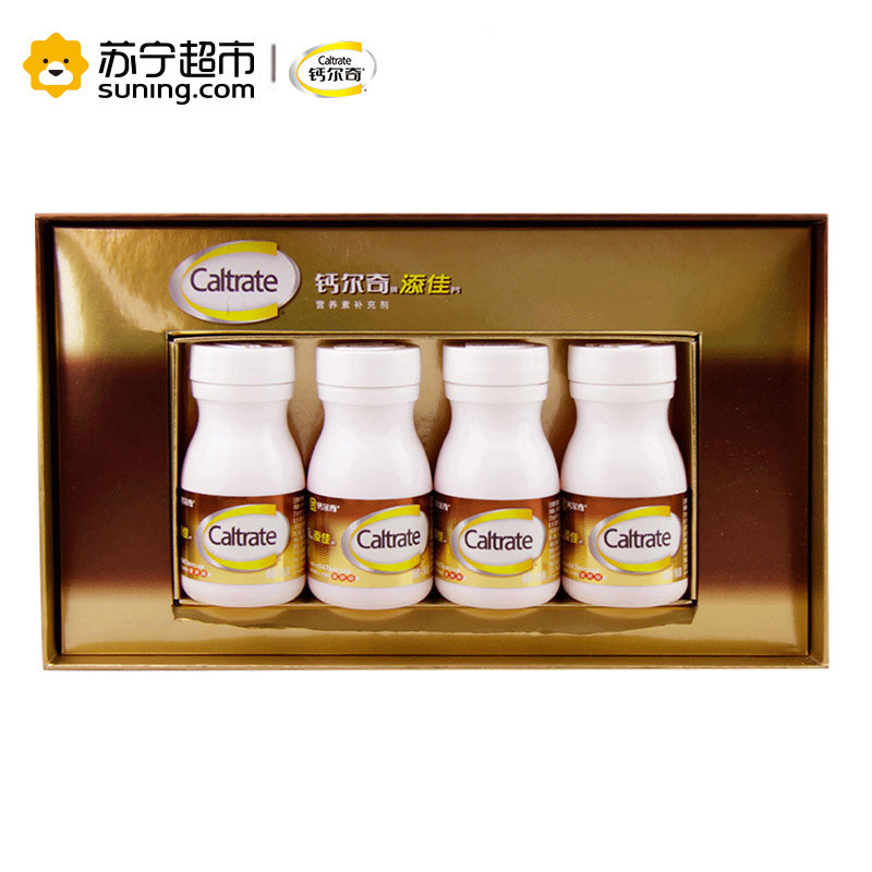 钙尔奇(Caltrate)添佳片480片礼盒套装（1.04g/片×240片/盒*2盒装）