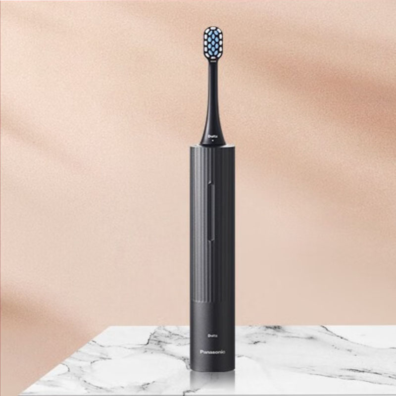 松下(Panasonic) 电动牙刷刷去渍护龈双效滑屏解锁控制电量长久续航父亲节礼物送男士DC20黑色