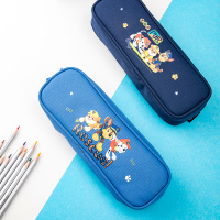 得力汪汪队立大功笔袋儿童幼儿园创意卡通图案双层笔袋小学生多功能大容量铅笔袋男女生可爱文具盒66837LAN