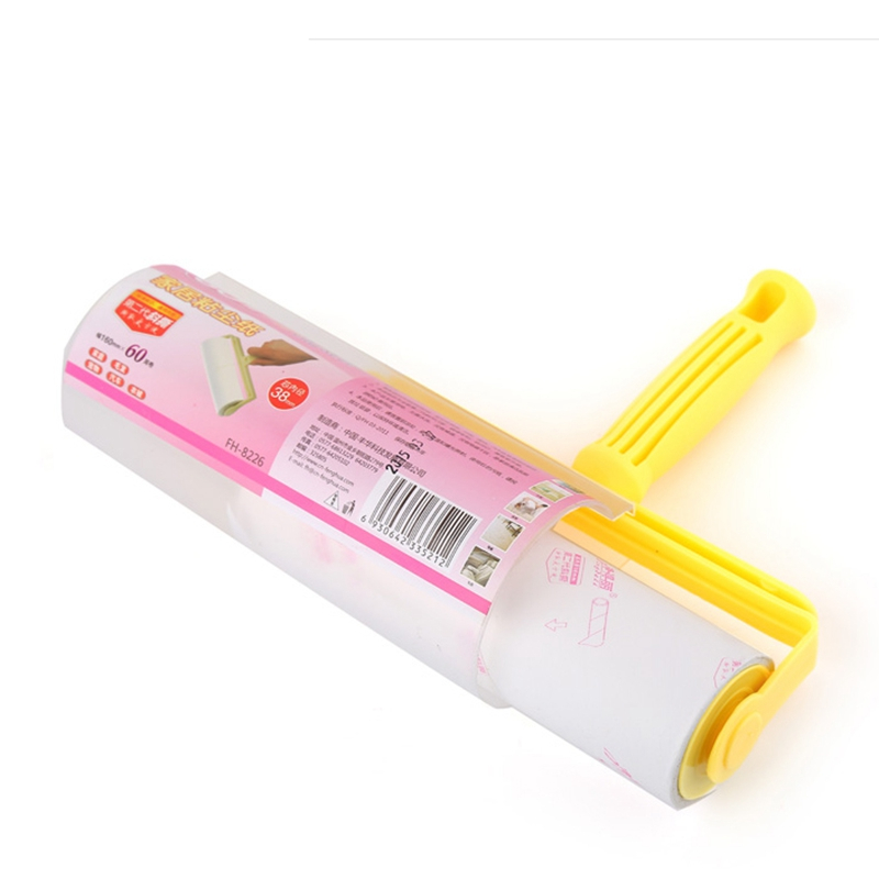 净得丽 家居粘尘纸 大号8226手动吸尘器 粘毛滚 除尘器 通用纸芯