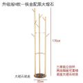大理石铁艺衣帽架简约现代衣架落地卧室北欧轻奢挂衣架置物衣服架_5_968 升级版H款金黑色(大理石底座)